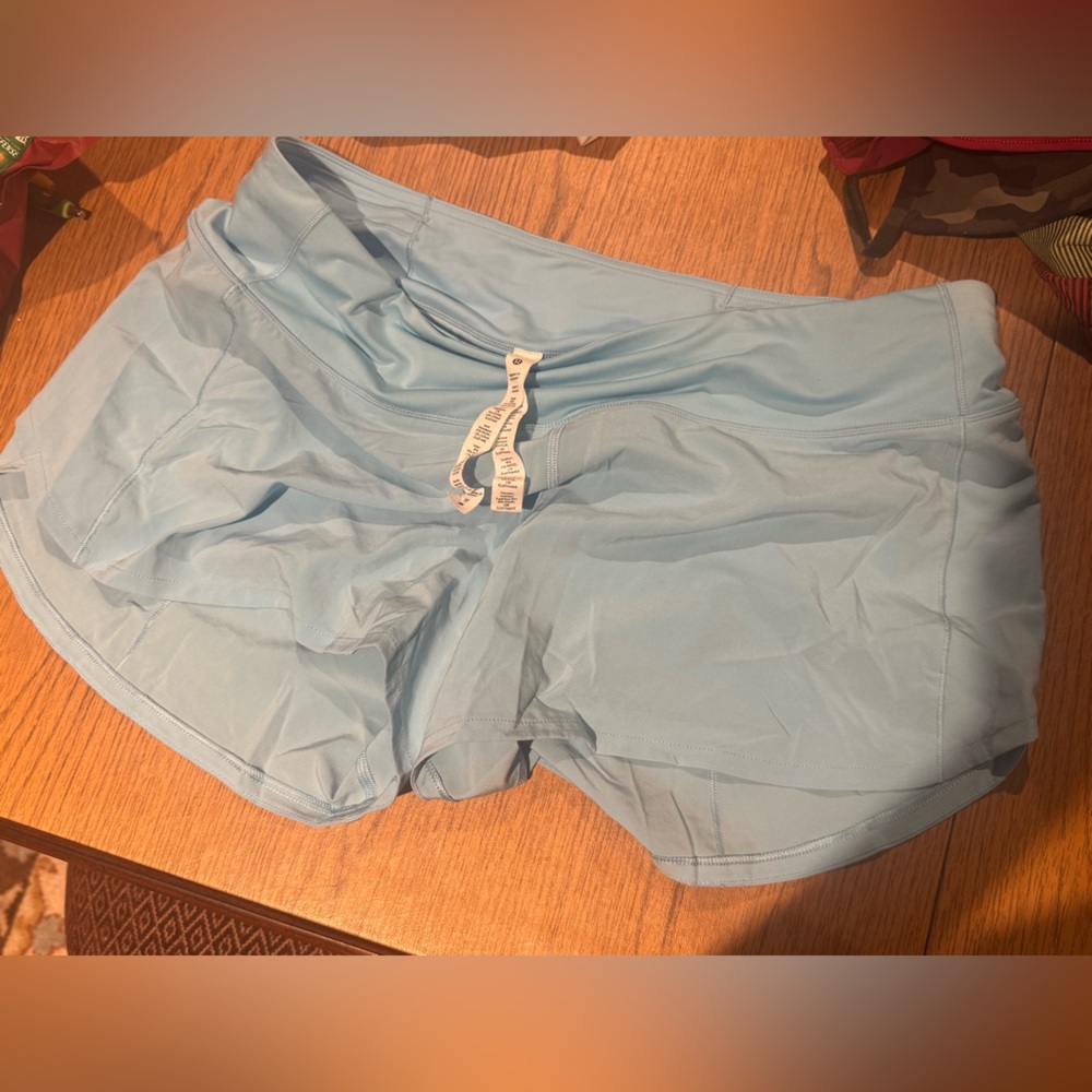 Size twelve lulu short light blue brand new never worn
